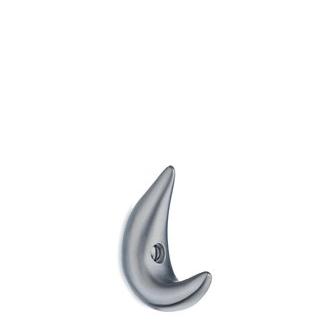 Smedbo BK044M 2 in. Moon Hook in Brushed Chrome Design Collection Collection